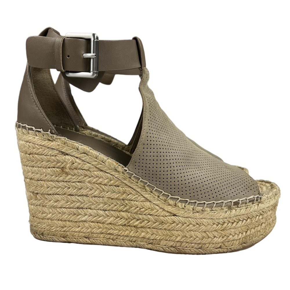 Marc Fisher Melanie Platform Wedge Espadrille Sandals Size 9.5M